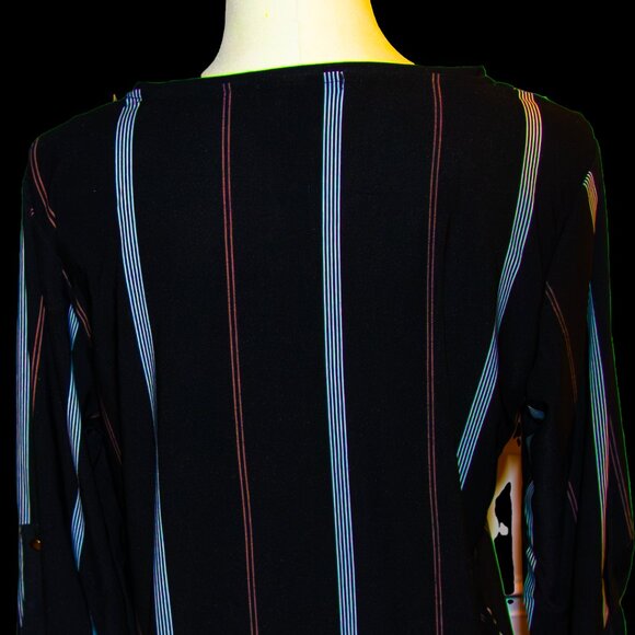 Women's Blouse Loose Tops/ Casual/ Short/ Sleeve 3/4/ - Picture 3 of 3